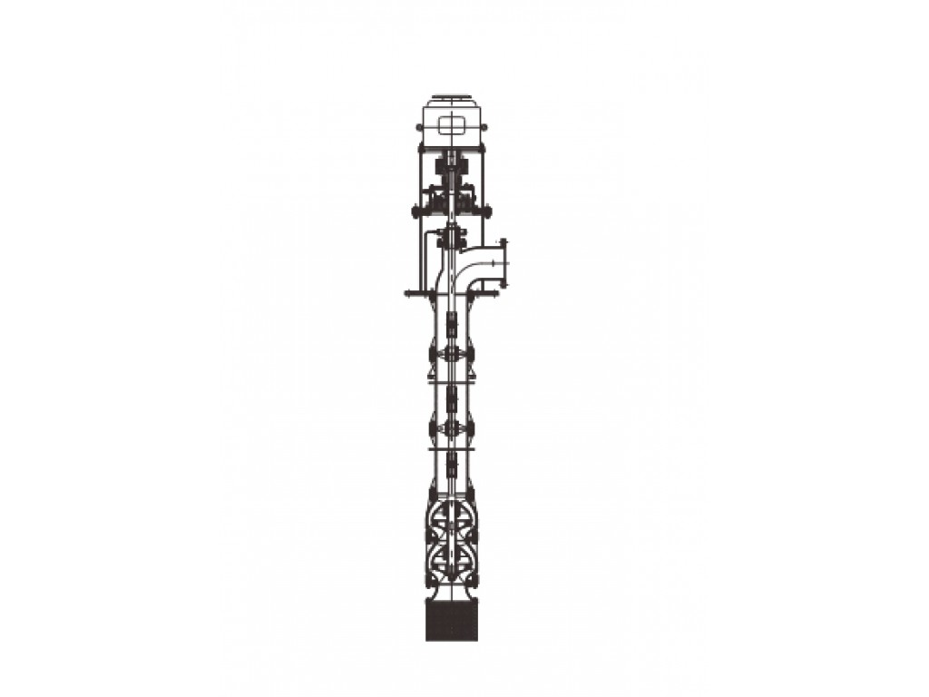 Vertical turbine fire pump U04-5000
